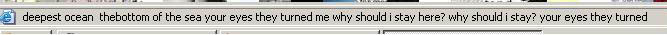 scrolling bar